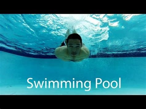 The swimming pool is eighteen feet deep. Swimming Pool Movie Tamiami GoPro Hero3 Silver - YouTube