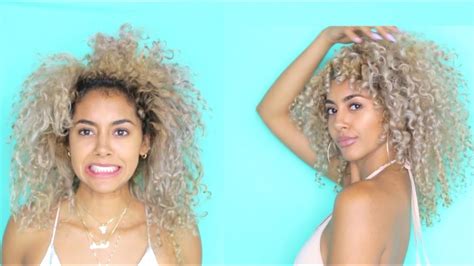 Being out in the sun and swimming in salt water can really dry out my hair. How to Maintain HEALTHY, Curly, Blonde Hair - YouTube