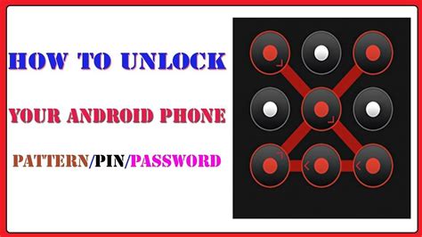 I forgot the unlock pattern on my android phone. How To Unlock Android Pattern Or Password Within 2 Minutes (Data Loss) | Data loss, Android, Unlock