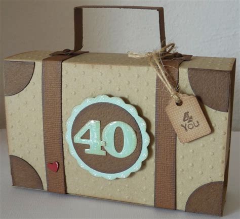 Maybe you would like to learn more about one of these? stamping funny: Geldgeschenk zum 40. Geburtstag für einen ...