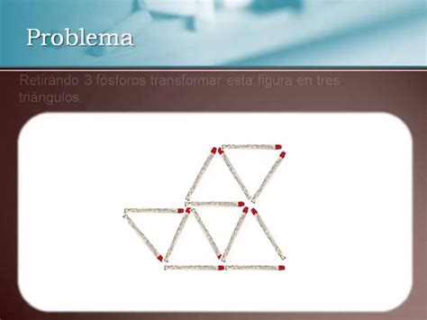 En cambio, para los más matemáticos, la matemática nunca deja totalmente de ser un juego, aunque además de ello tenga su formalismo. Problemas con Fosforos - YouTube