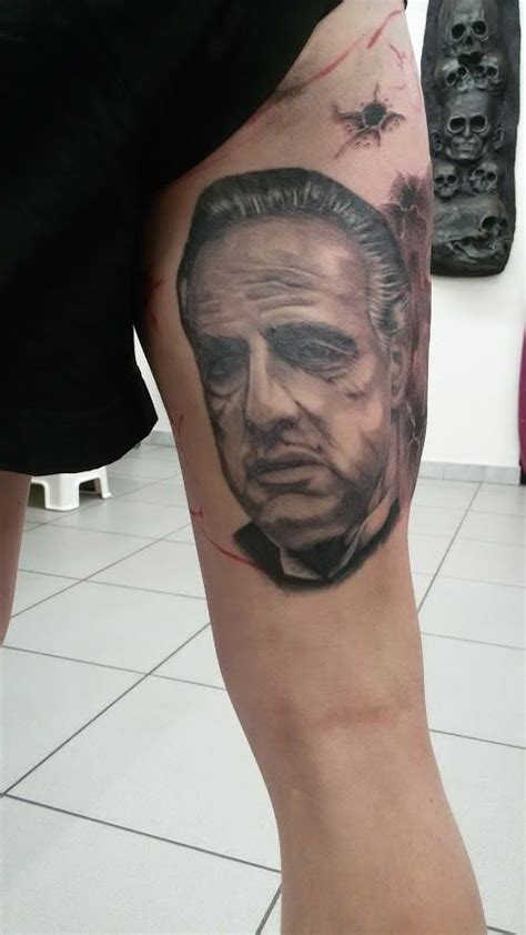Just the way and anchors are used to dock ships and keep them in place, anchor tattoo designs resemble the sole responsibility to control the flow of anything related to it, more like the godfather. Godfather´´Tattoo By Remko de Regt