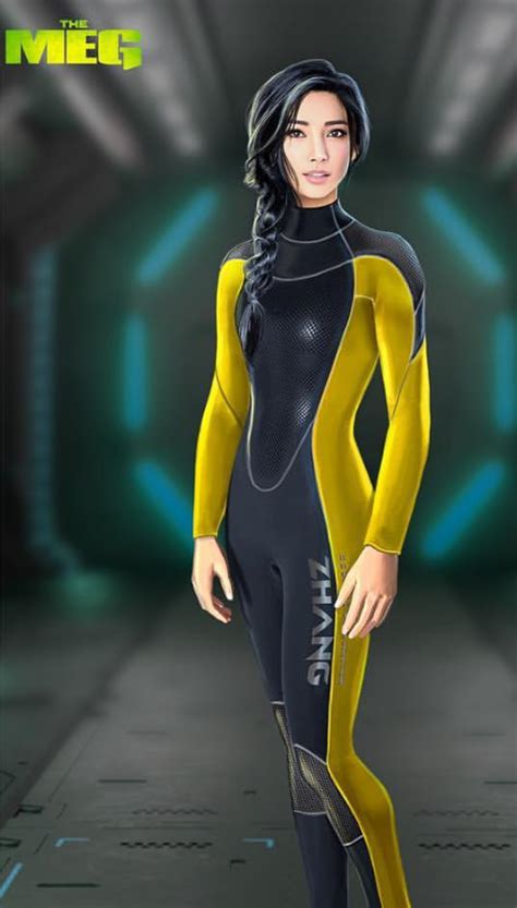 Available in black, natural and light natural. Li Bingbing in yellow & black wetsuit (concept design ...