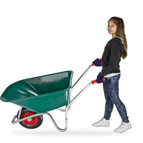 So gibt es typen, deren wanne ein extra großes volumen. Garten Schubkarre 100 Liter PVC Kunststoffwanne Karre NEU ...