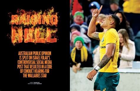 Jesus is coming back soon and he wants us to turn to him through repentance and baptism in the. Israel Folau: Raising hell
