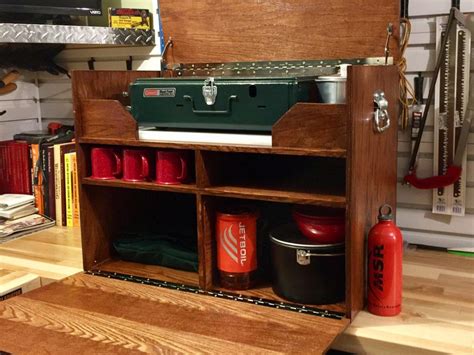 These camping kitchen box are also equipped with weather protection, rust protection and are waterproof to prevent any damages. The Camp Kitchen Project - Build your own Chuck Box ...