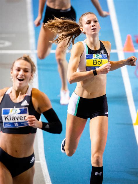 Winner femke bol and lieke klaver after the 400m final at the 2021 european athletics indoor championships (© getty images). Femke Bol liep vroeger nog onzeker over de baan, nu is ze ...