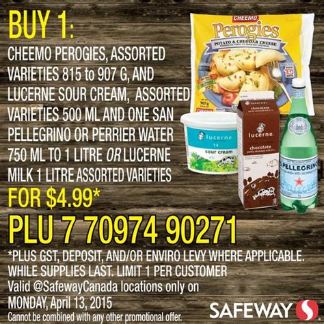 8:19 queen jannat vlogs 654 просмотра. Safeway Canada Monday Deal: Buy Cheemo Perogies, Lucerne ...