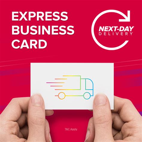 Use your american express small business card to help your business reduce costs with an early pay discount ‡ or cash back in the. Express Business Cards (Next-Day Delivery) | businesscard.my