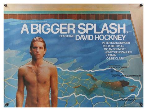 A bigger splash is a large pop art painting by british artist david hockney. News Letter: L'EXPOSITION DE DAVID HOCKNEY AU CENTRE POMPIDOU