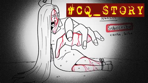 Suster ngesot, evolusi kekinian dari suster gepeng. Cerita hantu terbaru, menggambar hantu suster ngesot II ...