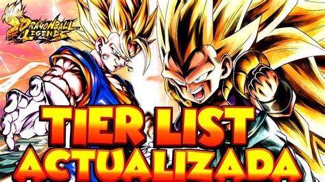 Dragon ball legends tier list (updated). DRAGON BALL LEGENDS LOS MEJORES PERSONAJES TIER LIST ...