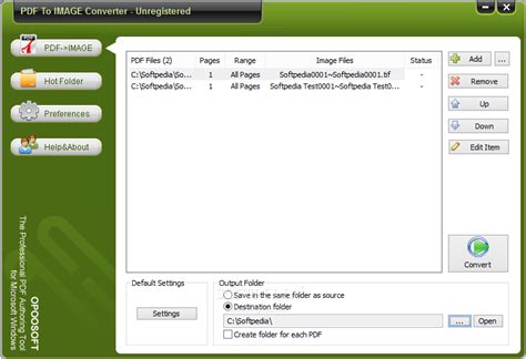 Just select the files, which you want to merge, edit, unlock or convert. Download OpooSoft PDF To IMAGE Converter 7.4
