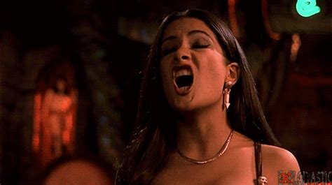 Ebony goddess lolana strips and teases in stockings and panties. Salma Hayek - GIF ♥♥♥ #gif #punkhack (500×280) | Actriz ...