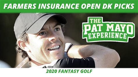 Keep up with all the news, scores and highlights. Fantasy Golf Picks - 2020 Farmers Insurance Open ...