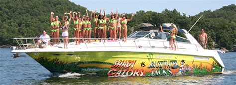 Captain ron's is about a 1/3 mile walk and offers that relaxing lake feeling with live music and many activities!! Shady Gators - Party Capital of Lake of the Ozarks: Shady ...