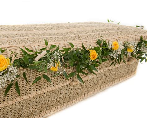 Check spelling or type a new query. Flowers can be woven into the weave of our coffins to ...