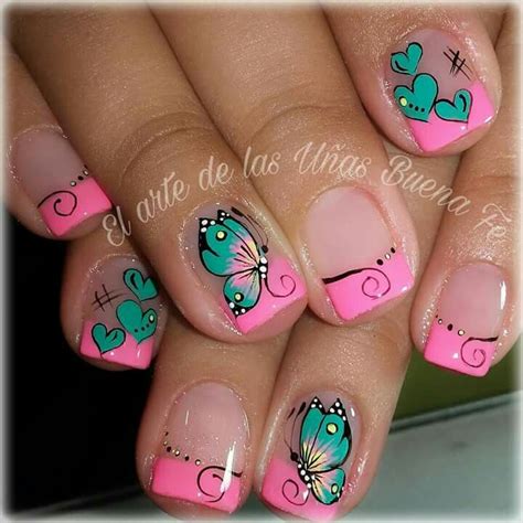 109 unhas decoradas com borboletas unas pies decoracion. Pin de Emma Wåhlin en uñas | Uñas sencillas y bonitas ...