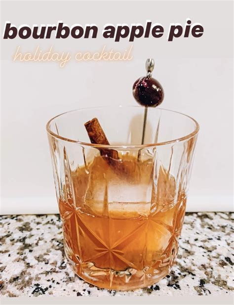 Melted chocolate is mixed with sugar, corn syrup, rum or bourbon, crushed vanilla wafers and chopped walnuts. Bourbon Apple Pie - Holiday Cocktail Recipe (With images) | Bourbon apple pie, Holiday cocktail ...