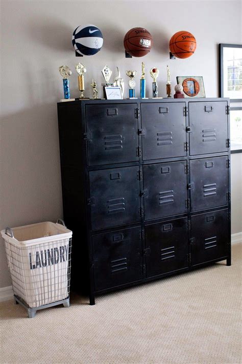 Skokie police department locker room. Basketballs & lockers … … | Pinteres…