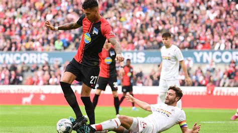 Fc köln gebannt und als erster trainer dank modeste und kainz: 1. FC Köln - Hertha BSC | Hertha BSC