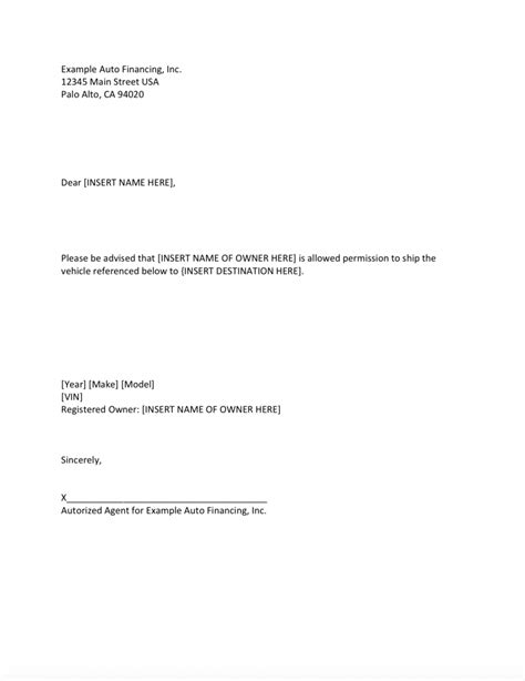 Authorization letters help you in designating authority to others for carrying out activities pertaining to you. Authorization Letter Drive Vehicle | Template Business Format