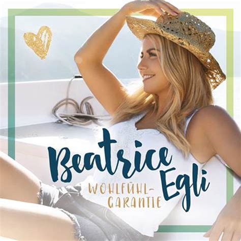 Buy beatrice egli tickets from the official ticketmaster website. Win het album 'Wohlfühlgarantie' van Beatrice Egli ...