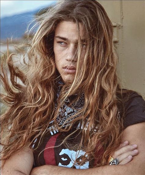 It's all about the messy bangs and long strands of hair. Pin on Longhaired guys