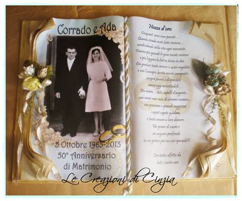 Il matrimonio, rappresenta uno dei traguardi più significativi nella vita di una persona, e ovviamente, anche il ricevimento dei regali da parte degli invitati fanno parte della celebrazione del matrimonio stesso. LE CREAZIONI DI CINZIA: Nozze d'oro a Mantova