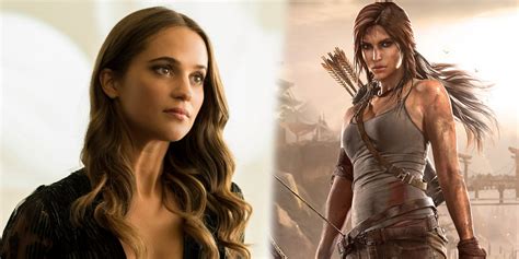 Blonde alicia is here for bukkake. Tomb Raider: Alicia Vikander is Lara Croft in First Set Photos