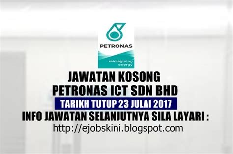 Bhd) was established in 2000 and is today a company employing over 1,000 people, with offices in 17 locations. Jawatan Kosong Terkini di PETRONAS ICT Sdn Bhd - 23 Julai 2017