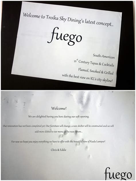 It's extremely innovative and unique menu is complete with the wackiest tapas you will ever try. Fuego currently opens everyday, 6pm through midnight (last ...