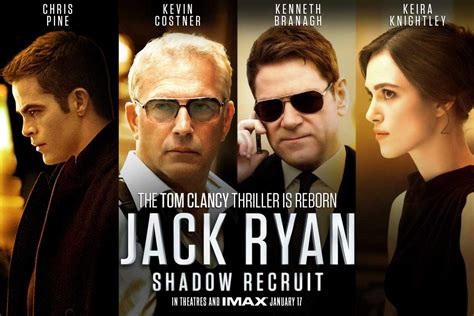 Крис пайн, кевин костнер, кира найтли и др. Jack Ryan: Shadow Recruit (2014) Hindi Dubbed 480p Bluray ...