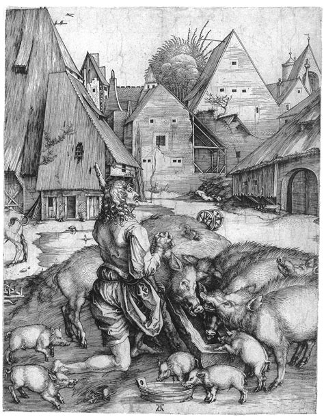 Ausmalbilder der verlorene sohn 01 reliunterricht. Albrecht Dürer: Der verlorene Sohn :: Städtisches Graphik ...