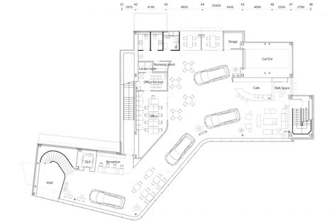 Elevations exterior / interior dimension plan ceiling/floor framing plan roof framing plan cross section door & window schedule ideas for modifications an estimated materials. Suppose Design Office completes car showroom for Mazda