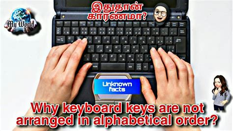 The name qwerty for our typewriter keyboard comes from the first six letters in the top alphabet row. Why keyboard keys are not arranged in Alphabetical order ...