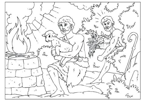 Adam and eve (coloring page) coloring pages are a great way to end a sunday school lesson. Cain And Abel Coloring Page at GetDrawings | Free download