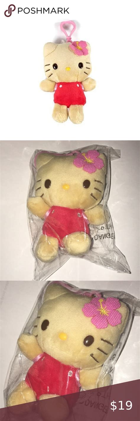 Exclusively at paint with diamonds. Hello Kitty Hiking Diamond Head Plush Keychain in 2020 ...