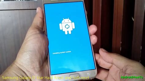 Once the recovery mode pops up. Samsung Galaxy J7 Star Hard Reset and Soft reset - YouTube