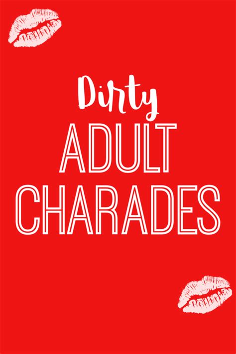 If you don't want to spray the grass, grab an old tablecloth or sheet to use as a canvas. Dirty Adult Charades - Printable Game Cards for Date Night at Home