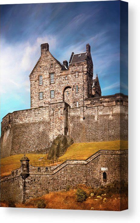 For 2.5 million years, humans lived on earth without leaving a written record of their lives—but they left behind other kinds of remains and artifacts. Historic Edinburgh Castle Scotland Canvas Print / Canvas ...