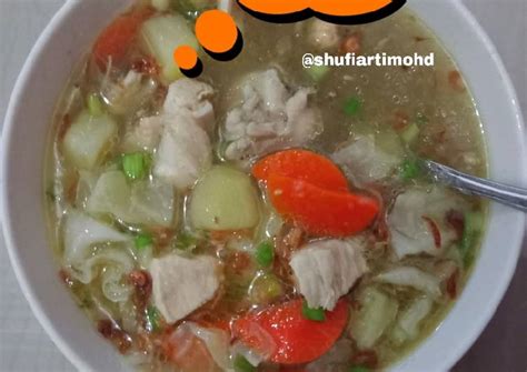 1 batang daun saderi (dipotong kecil). Rahasia Sup Ayam dan Sayur Yang Enak Banget - simasbro