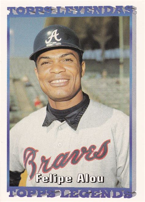 See more ideas about braves baseball, braves, baseball. Felipe Alou | Atlanta braves, Braves, Baseball cards
