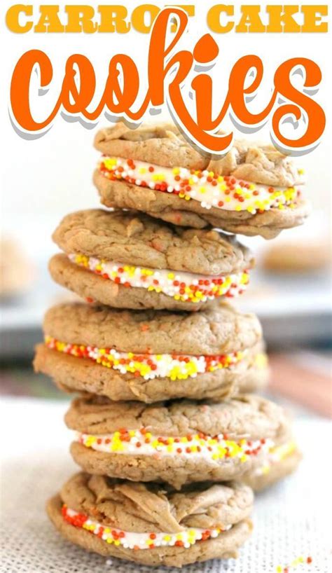 This recipe was a standard carrot cake recipe. CARROT CAKE COOKIES - Carrot Cake Cookies are such a fun ...