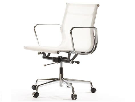 In the 1950s, charles and ray started experimenting in bent and welded wire. Eames Style EA117 l Mesh White l Leather Office Chair l ...