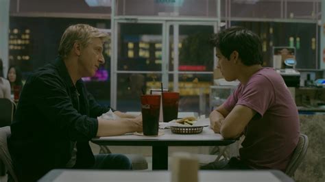 The night before the start of their senior year, two teens meet on a beach. Coca-Cola Soda Enjoyed By William Zabka As Johnny Lawrence ...