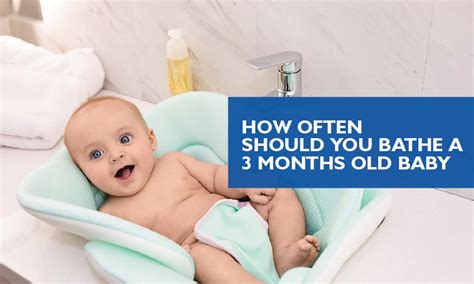 It is actually best to bathe children with such conditions every two to three days, as bathing every day only dries out the skin and worsens the problems. How Often Should You Bathe A 3 Months Old Baby - Medicover ...