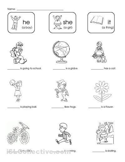 Simple english grammar for senior kindergarten classes. glitZ LeaRner