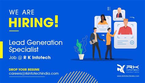 Find fresh insurance lead generation strategies and tips that reach, convert, and retain high value leads in today's competitive landscape. Lead Generation Specialist | Freshers Can Apply | RK Infotech