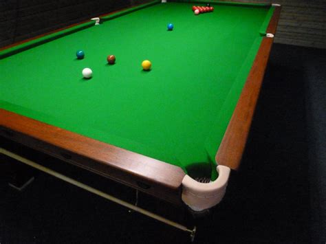 How big are snooker tables? 10ft Karnehm and Hillman Snooker table from Scotland to ...